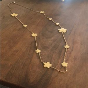 White and gold Necklace
